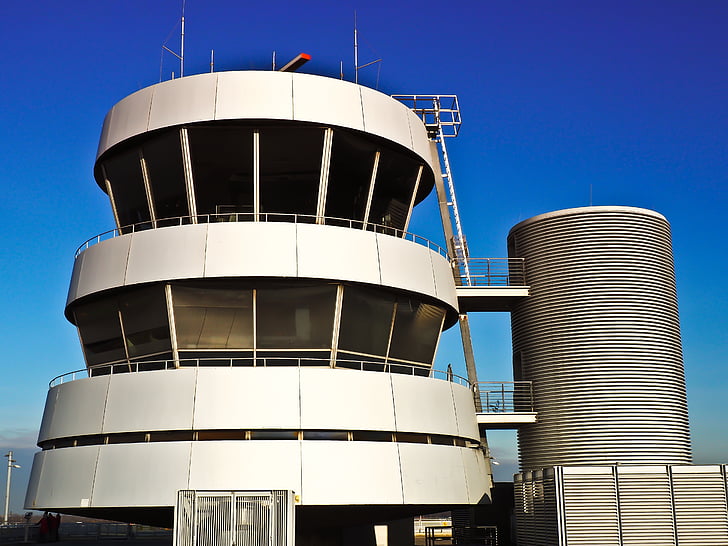 Turm, die Flugsicherung, Flight-control, Sicherheit, Flughafen, Düsseldorf, Luftfahrt