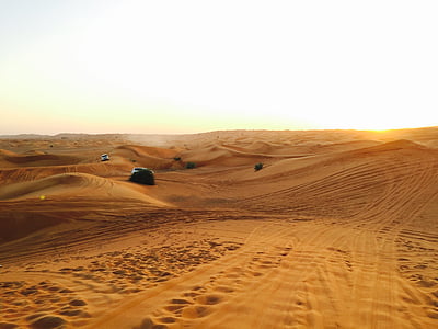 Dubai, Wüste, Arabische, Sand, Arabien, Sanddüne, Natur