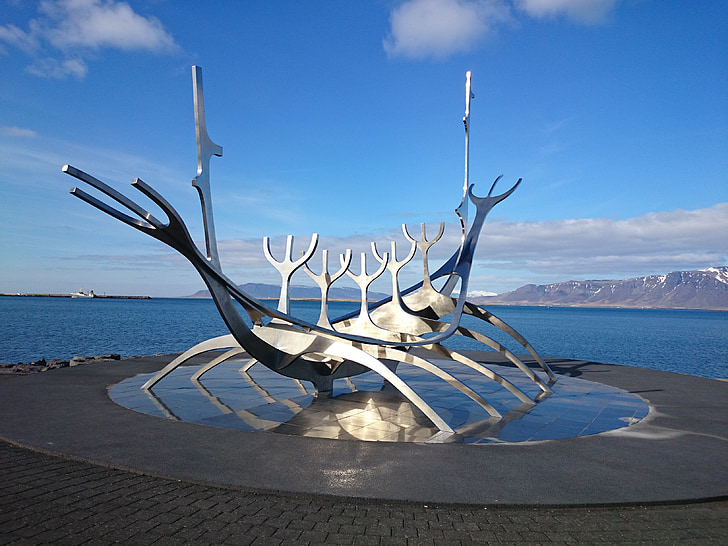 Reykjavik, Islanda, Solfar, voyager di sole, punto di riferimento