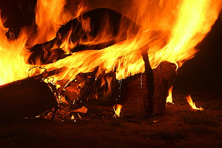 消防, 背景, 火焰, 黑色, 热, 创新, 地狱