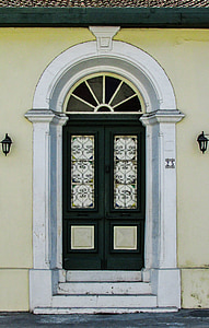 døren, gamle, tre, inngangen, gate, Larnaka, Kypros