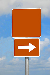 panneau de signalisation blanc, vide, espace, arrière-plan, isolé, vide, route