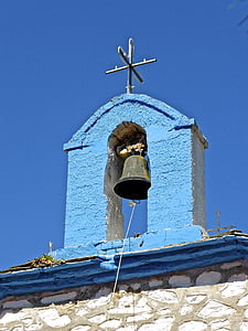 Bell, tornet, historiska, gamla, kyrkan, antika, Europeiska