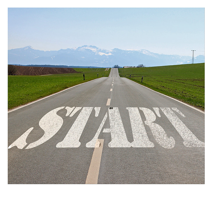 road, start, beginning, intention, plant, stop, design