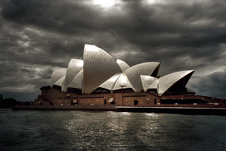Όπερα, Αυστραλία, Σίδνεϊ, Όπερα του Σίδνεϋ, Όπερα, κτίριο, ορόσημο