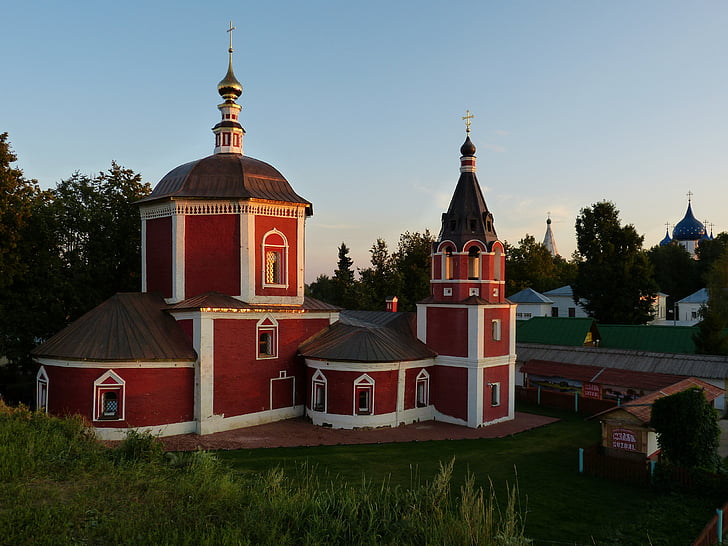 Русия, исторически, Златен пръстен, сграда, православна, Църква, Стария град