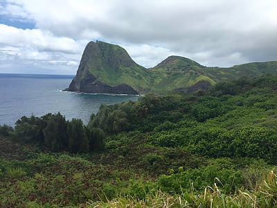 Maui, Hawaje, Ocean, morze, Natura, Wyspa, góry