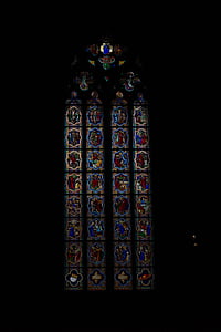 Kolín nad Rýnem, kostel, barevné sklo, okno, Rhombus, systém Windows, bohoslužby