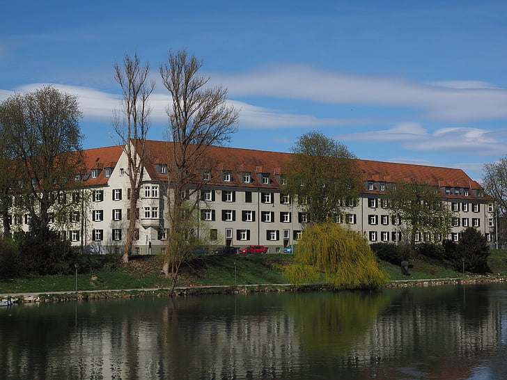 сграда, архитектура, бряг на река Дунав, gaenslaende, Европа, град