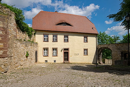 hrad, Querfurt, Sasko Anhaltsko, Německo, Architektura, zajímavá místa, budova