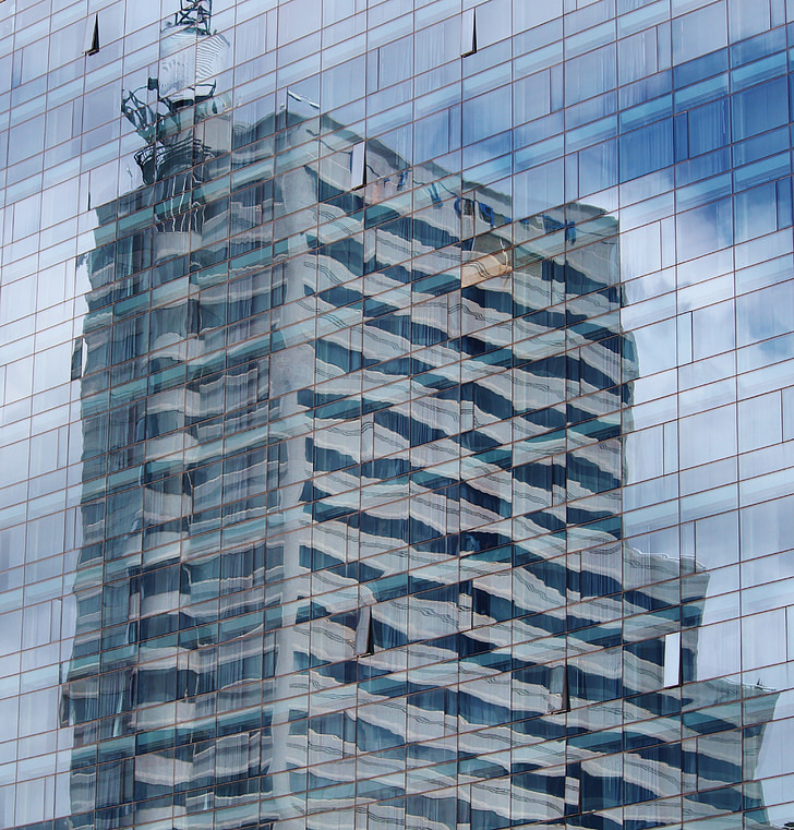небостъргач, Отразявайки, огледало за стена, фасада, сграда, архитектура, небостъргачи