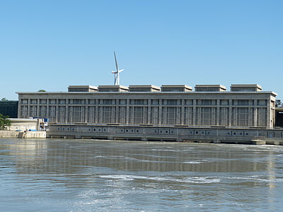 Rhône, planta de energía, Río, energía, electricidad, Francia, generación de energía