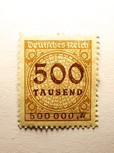 bélyegző, Német Birodalom, Németország, Post, birodalmi márka