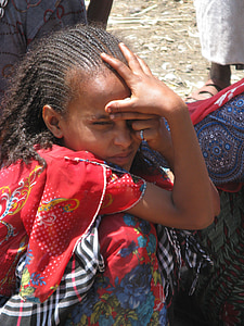 Etiópia, etiópsky dievča, Afrika