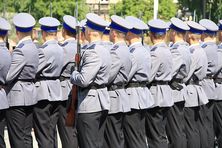 oameni, Poliţia, uniforme, siguranţă, forţele armate