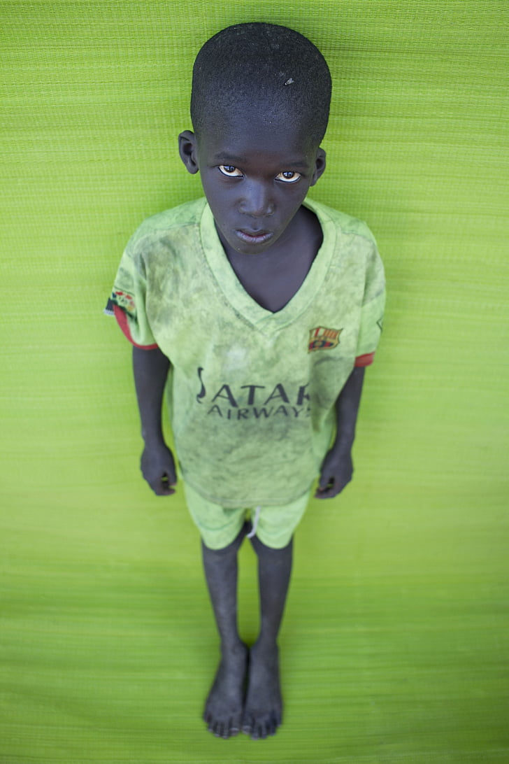 дете, Черно, Портрет, Момче, малко дете, черна кожа, Африка