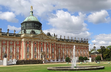 Potsdam, Castle, Nevezetességek, történelmileg, épület, Németország, Sanssouci