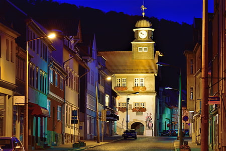 városháza, kék óra, Südharz