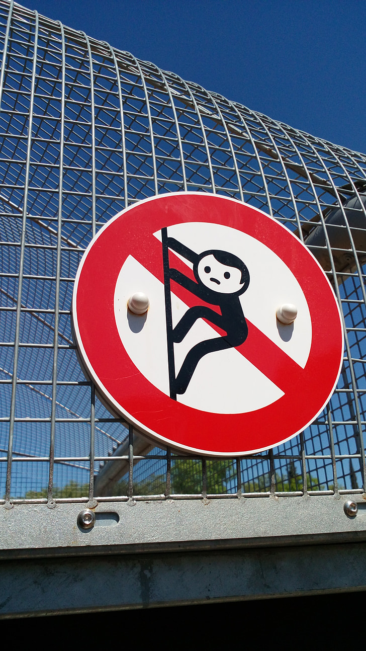 ban, monkey, child, climb