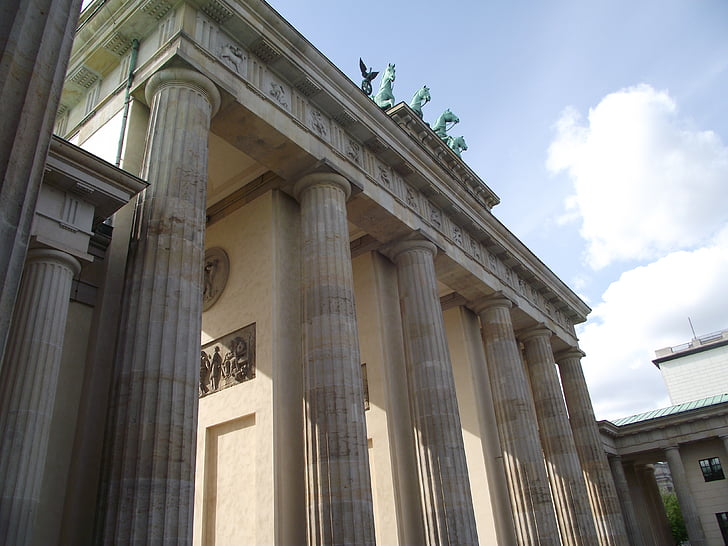 strukture, Berlin, zgodovinsko, arhitektura, arhitekturne stolpec, znan kraj