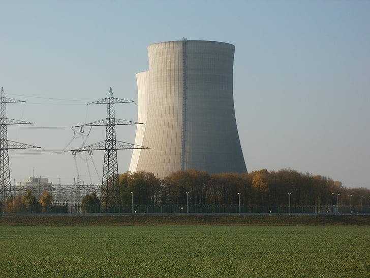 jadrovej elektrárne, Philippsburgu, energie, priemysel, elektrickej energie, symbol, životné prostredie