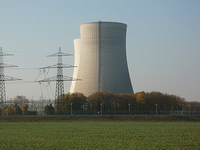 Atomkraftwerk, Philippsburg, Energie, Industrie, Strom, Symbol, Umgebung