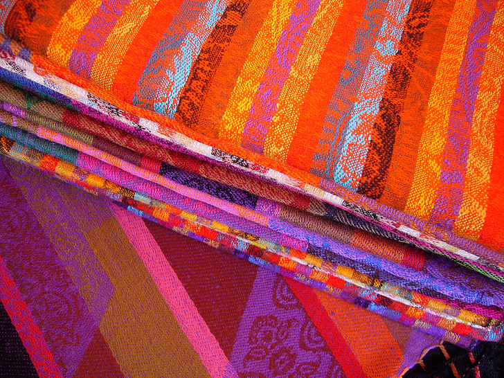 farebné tkaniny, farebné tkaniny, handričkou, farebné, materiál, vzor, textilné