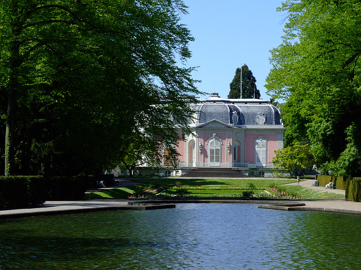 Château benrath, Château, art de la construction, attrayant, rococo, Schlossgarten, Parc