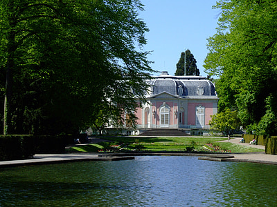Kasteel benrath, Kasteel, bouw kunst, aantrekkelijke, Rococo, Schlossgarten, Park