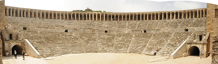 Aspendos, Roomalainen teatteri, Turkki, Gladiator