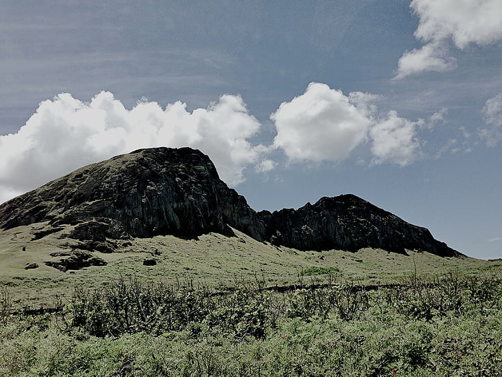 Ilha de Páscoa, montanha, vulcão, natureza, paisagem, scenics