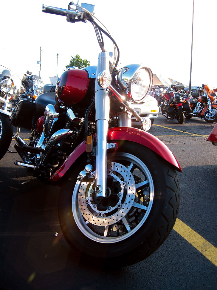 motocikls, motocikls, ceļu satiksmes, harley-davidson, velosipēds, motors, Transports