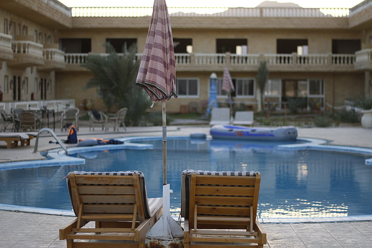 Гранд хотел, хотел, басейн, безопасно плуване, Синай, вода, ден