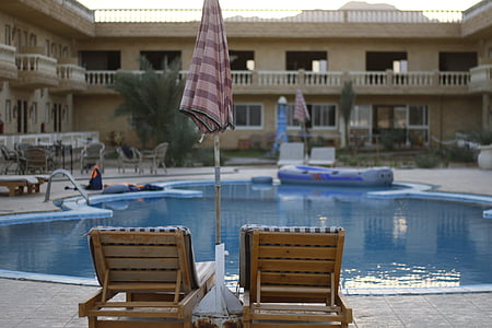 Grand hotel, Hotel, piscina, natação segura, Sinai, água, dia
