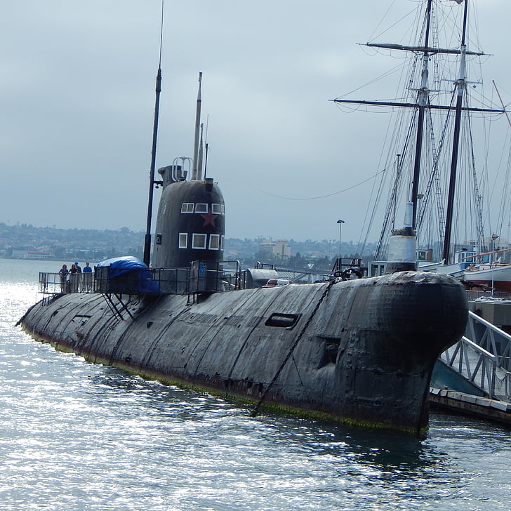 podmornica, San diego, Kalifornija