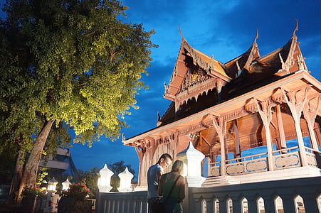 Bangkok, Thajsko, Phra sumen fort, Tha slunce, tabernacle, Bang lam phu, Chao phraya river
