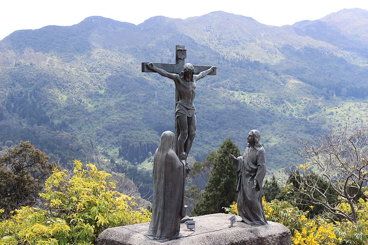 escena de la Natividad, Jesús, Cruz, Colombia, Bogotá, Monserrate