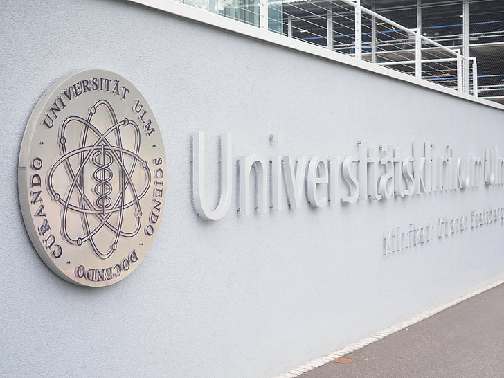 Uniwersytecie w ulm, godło, logo, literowanie, logotyp, znak graficzny, logo Uniwersytetu Ulm