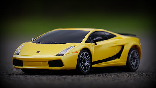 auto, snel, Lamborghini, model, weg, snelheid, sportwagen