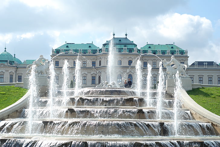 Версай, Австрия, Двореца, архитектура, сграда, Виена, Паметник