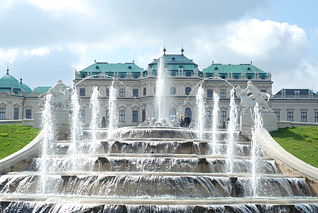 Versailles, Austria, Pałac, Architektura, budynek, Wiedeń, Pomnik