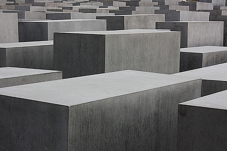 Berlynas, Memorial, Holokausto, Holokausto aukų paminklas, akmenys, vyriausybės rajone, istorija