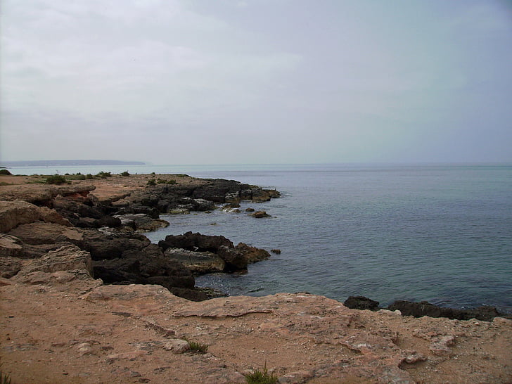 Mallorca, morze, Plaża, Rock, krajobraz, Wyspa, Natura