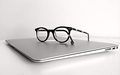 Apple, Computer, Brillen, Brillen, Laptop, MacBook, Technologie