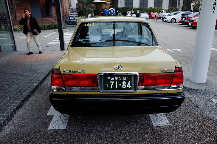 taxi, Tokyo, Toyota