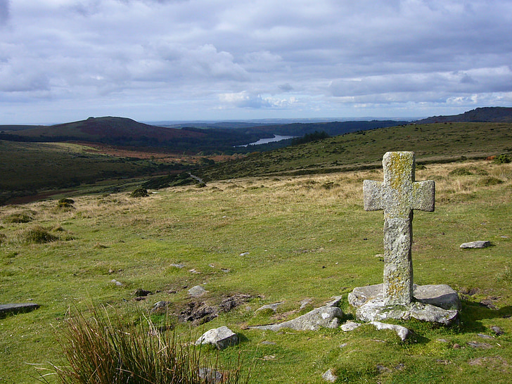Reisen, Irland, Kreuz, Landschaft