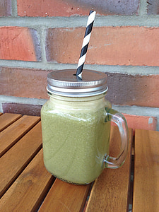 green smoothie, healthy, drink, bless you, smoothie, fruit, green