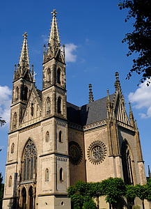 kirke, appolinaris kirke, Remagen, Franciscan, katolske, gamlebyen, fransiskansk kirke