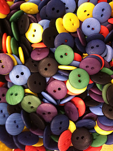 botões de, colorido, Smarties, botão, cores, variação, textura