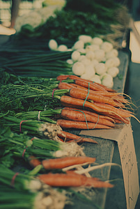 gulrøtter, markedet, grønnsaker, frisk, kalt rothmans, landbruk, en grønnsak